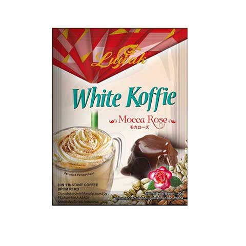 LUWAK WHITE KOFFIE MOKA ROSEL RENCENG 10